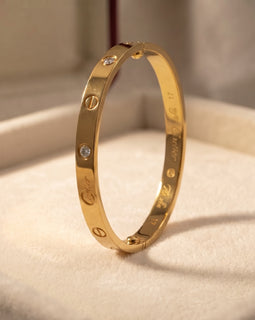 Stainless Steel Gold HandCuff