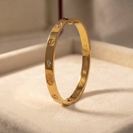 Stainless Steel Gold HandCuff