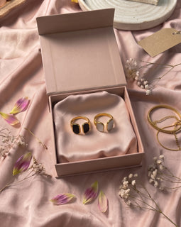 The Dual-Enamel Rectangular Rings