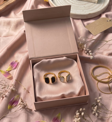 The Dual-Enamel Rectangular Rings