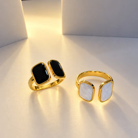 The Dual-Enamel Rectangular Rings