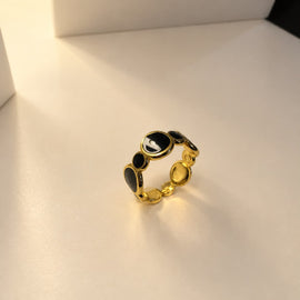 The Onyx Orbit Ring